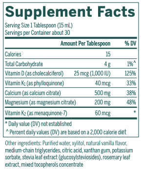 Cal Mag Vanilla Liquid+ by Genestra