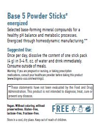 Base 5 Powder Sticks energized by Biogena