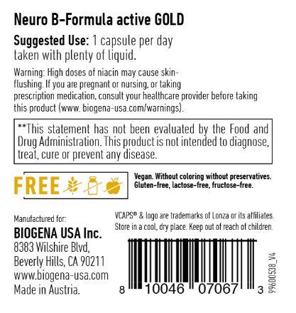 Neuro B-Formula active GOLD by Biogena