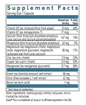 Osteo Support vegan by Biogena