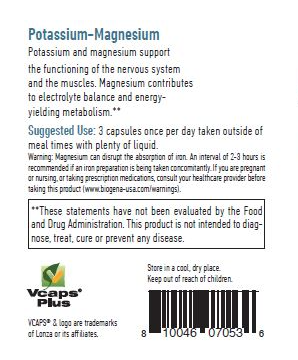 Potassium-Magnesium by Biogena