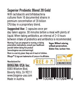 Superior Probiotic Blend 20 by Biogena
