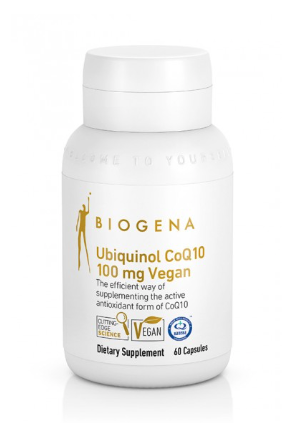Ubiquinol CoQ10 100 mg Vegan GOLD by Biogena