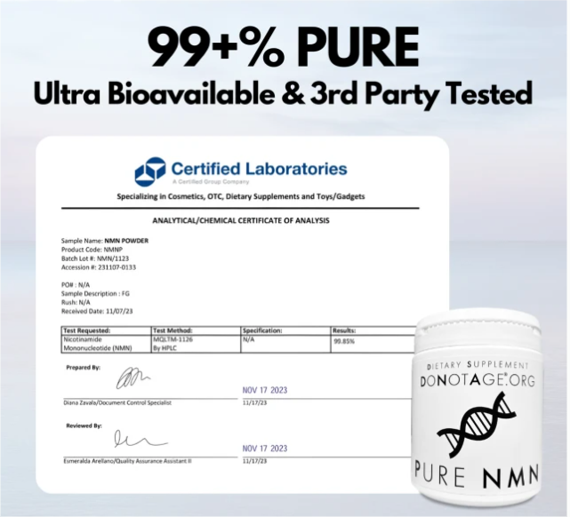 Pure NMN 60 capsules by DoNotAge