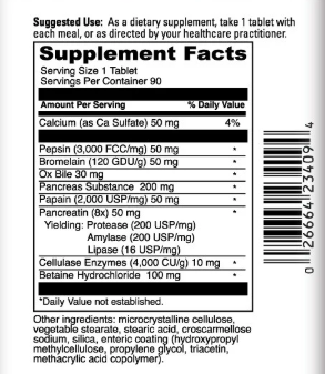 Digestive Enzymes (formerly All-Zyme) by DaVinci Labs