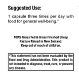 Grass Fed Sheep Pancreas by Supreme Nutrition