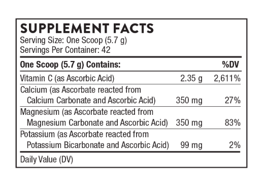 High Potency Vitamin C (formerly Buffered C Powder) by Thorne Research