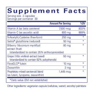 Macular Support Formula by Pure Encapsulations