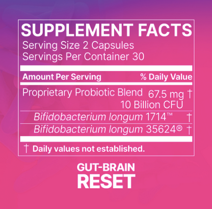 Gut-Brain Reset (formerly ZenBiome Dual) by Microbiome Labs