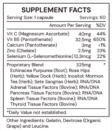 Ga Adrenal by Systemic Formulas