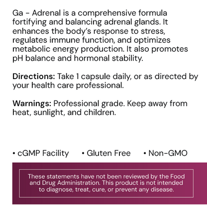 Ga Adrenal by Systemic Formulas