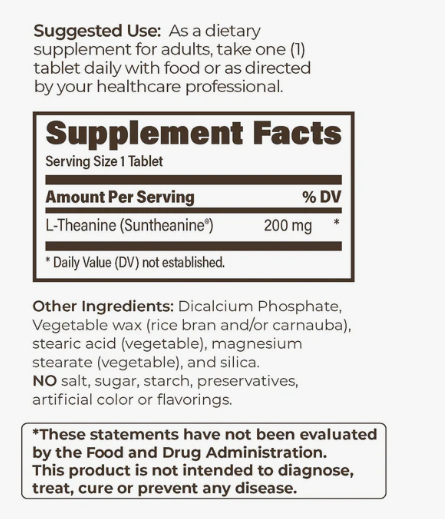 L-Theanine SR 200mg by EndurPro