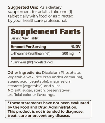 L-Theanine SR 200mg by EndurPro