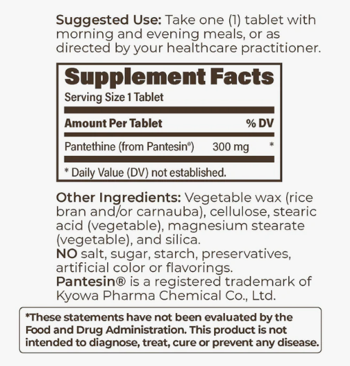 Pantethine 300mg by EndurPro