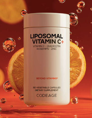 Liposomal Vitamin C+ 180ct by CodeAge