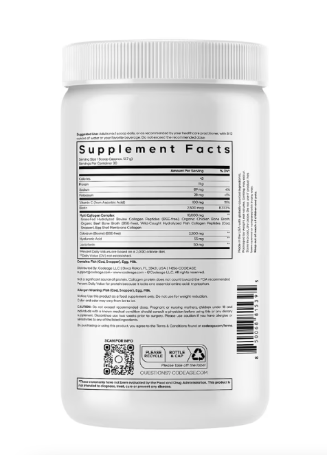Multi Collagen Powder Colostrum Platinum by CodeAge