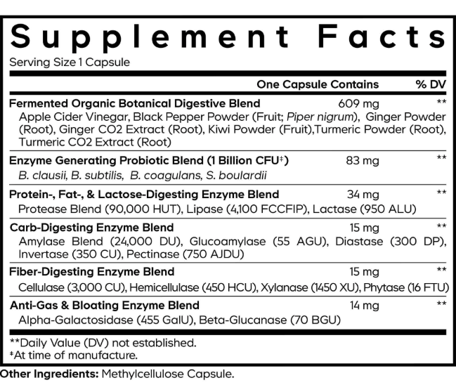 Fermented Digestive Enzymes+ by CodeAge
