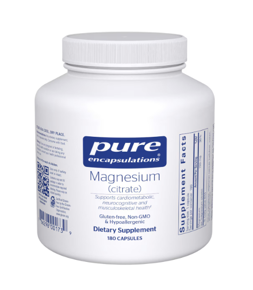Magnesium Citrate 180's by Pure Encapsulations