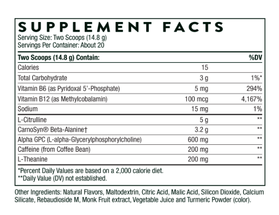 Advanced Pre-Workout by Thorne