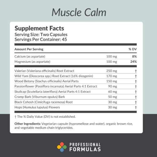 Muscle Calm by Professional Formulas