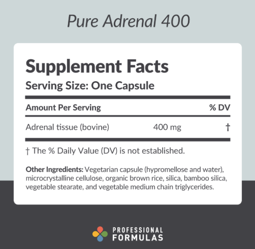 Pure Adrenal 400 by Professional Formulas
