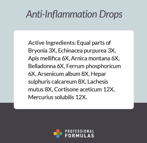Anti-Inflammation Drops by Professional Formulas