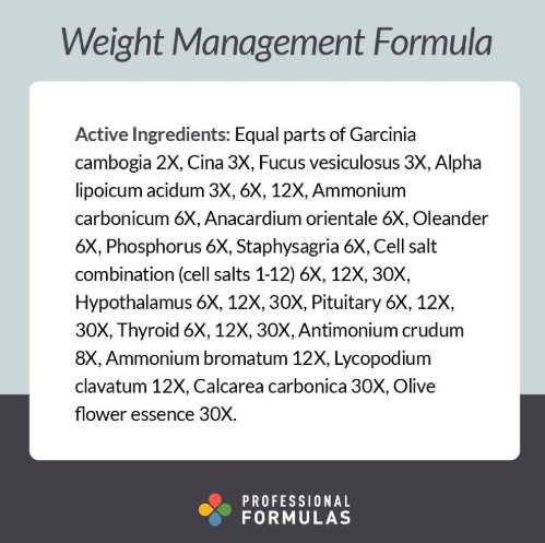 Weight Management Formula by Professional Formulas