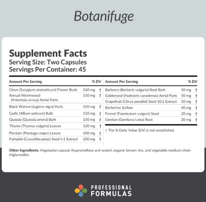 Botanifuge by Professional Formulas
