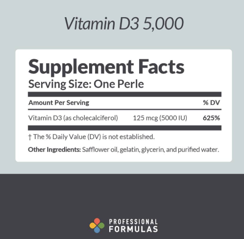Vitamin D3 5,000 by Professional Formulas