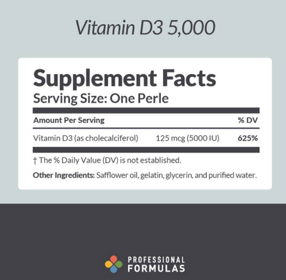 Vitamin D3 5,000 by Professional Formulas