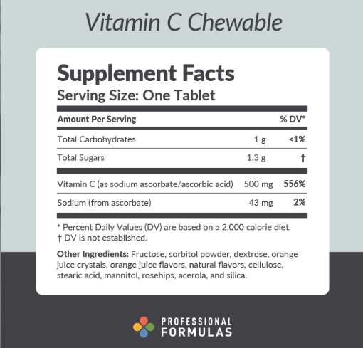 Vitamin C Chewable by Professional Formulas