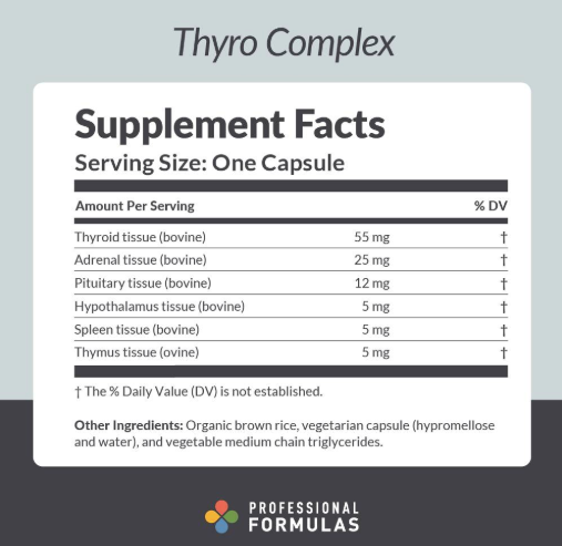 Thyro Complex 180ct by Professional Formulas