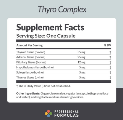 Thyro Complex 180ct by Professional Formulas
