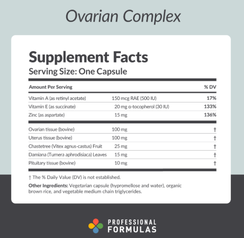 Ovarian Complex by Professional Formulas