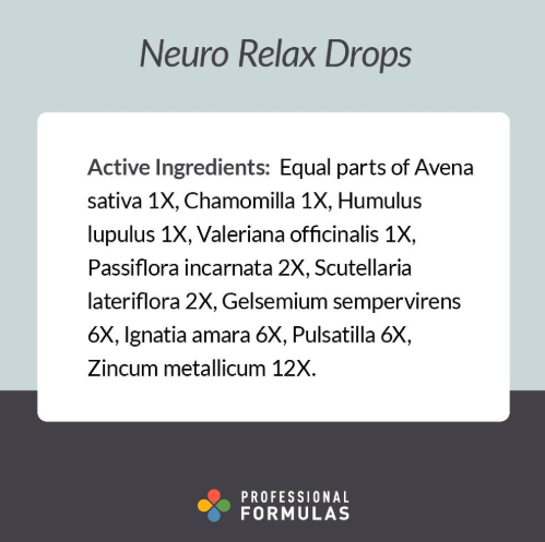 Neuro Relax Drops by Professional Formulas