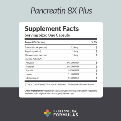 Pancreatin 8X Plus by Professional Formulas