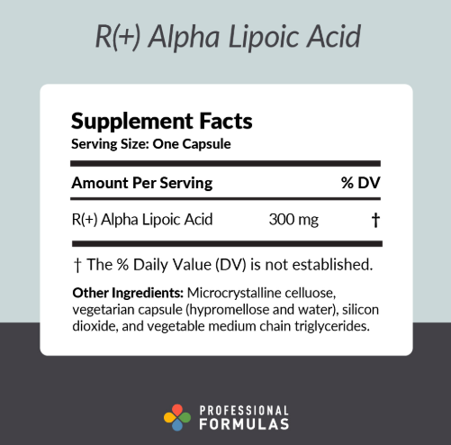 R(+) Alpha Lipoic Acid by Professional Formulas