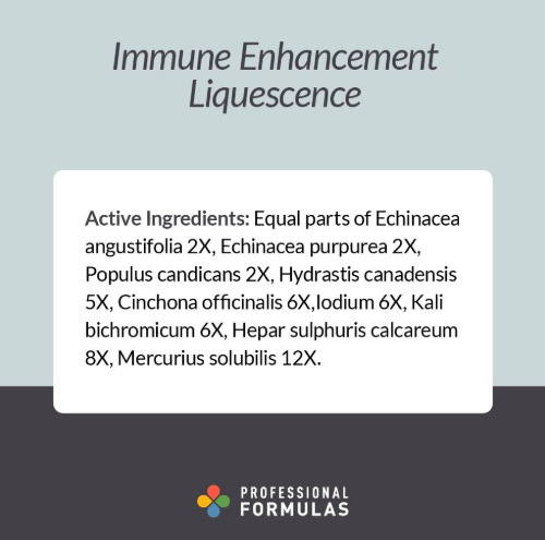 Immune Enhancement Liquescence by Professional Formulas