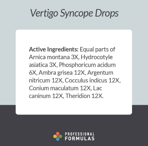 Vertigo Syncope Drops by Professional Formulas