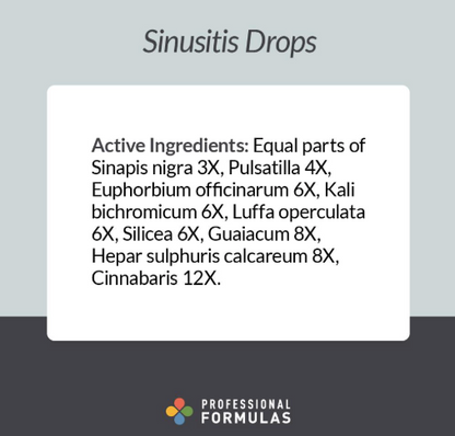Sinusitis Drops by Professional Formulas