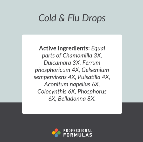 Cold & Flu Drops by Professional Formulas