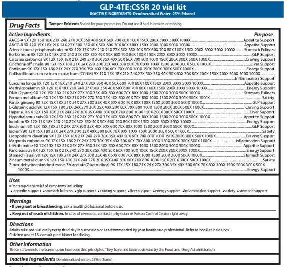 GLP-4TE CSSR (20 vial box) by DesBio