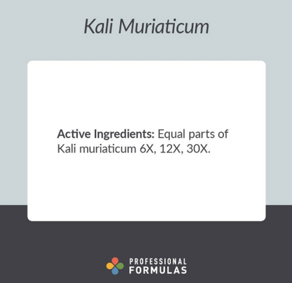Kali Muriaticum by Professional Formulas