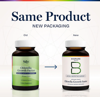 Chlorella Growth Factor CGF Capsules by BioPure Health
