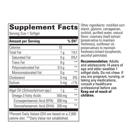 Pure Omega Algae by Integrative Therapeutics