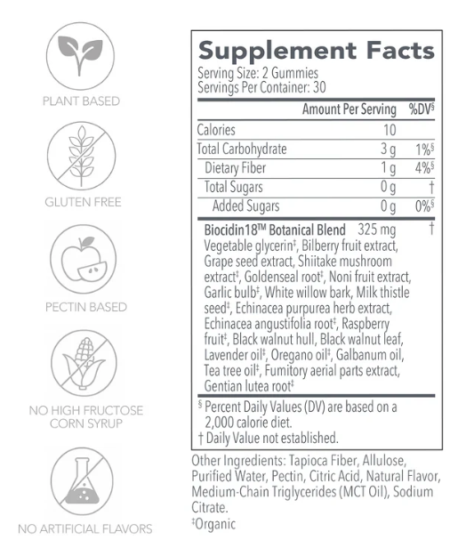 Biocidin Gummies by Biocidin Botanicals