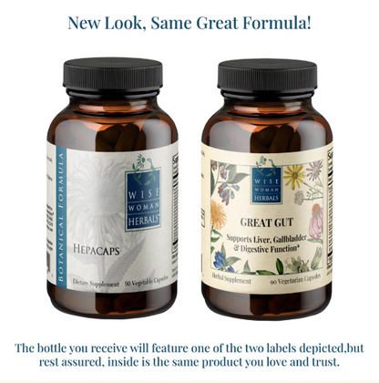 Great Gut (formerly Hepacaps) 90 Capsules by Wise Woman Herbals