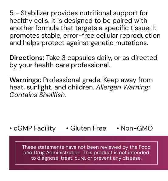 5-Stabilizer by Systemic Formulas