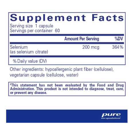 Selenium (citrate) by Pure Encapsulations