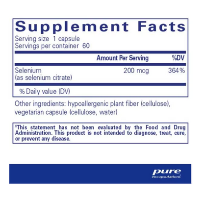 Selenium (citrate) by Pure Encapsulations
